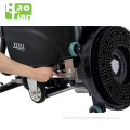 Cable powered hand floor scrubber